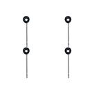 Kit C/4 - Para-Raio Isolador Simples Com Grapa Para Chumbar