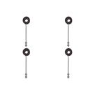 Kit C/4 - Para-Raio Isolador Simples Com Rosca Mecanica D... Kit C/4 - Para-Raio Isolador Simples Com Rosca Mecanica D...