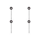 Kit C/4 - Para-Raio Isolador Simples Com Rosca Soberba+Bu...