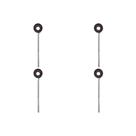 Kit C/4 - Para-Raio Isolador Simples Com Rosca Soberba+Bu...