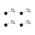 Kit C/4 - Para-Raio Isolador Simples Para Mastro 1.1/2''1...