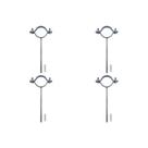 Kit C/4 - Para-Raio Suporte Para Tubo Protecao 1.1/2''Ros...