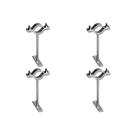 Kit C/4 - Para-Raio Suporte Para Tubo Protecao 2''Chapa E...