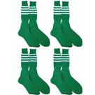 Kit C/4 Pares de Meião Futebol Profissional Liso Tamanho Único 40/45 1 Fit