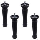 Kit C/ 4 Peças - Pe Para Armario Torre De 20 a 24cm Preto