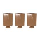 Kit c/ 4 Pés Palazzo Para Móveis e Armários com Regulagem de 8cm a 10cm e Parafusos Cor:Preto
