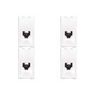 Kit C/4 - Pial Modulo Pop Fone Rj11 Lg090