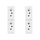 Kit C/4 - Pial Modulo Pop Tomada 2P+T 10A Lg30