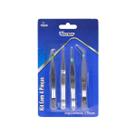 Kit C/ 4 Pinças Multiuso P/ Manutenção Celular E Eletrônicos