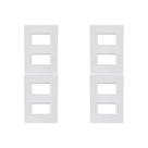 Kit C/4 - Placa Conjunto Modular Ilumi Vivaz 4X2 - 2 Modu...