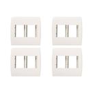Kit C/4 - Placa Soprano Ilus 4X4 (2 Modulos Duplo) 5Tg99031