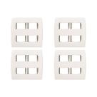Kit C/4 - Placa Soprano Ilus 4X4 (4 Modulos Horizontal) ... Kit C/4 - Placa Soprano Ilus 4X4 (4 Modulos Horizontal) ...
