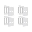Kit C/4 - Placa Steck Linha Stella Branca 4X4 - 1 Modulo ... Kit C/4 - Placa Steck Linha Stella Branca 4X4 - 1 Modulo ...