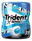 Kit c/ 4 Pote Chiclete Trident Hortela Peppermint X Senses