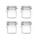 Kit c/4 pote de vidro 100ml