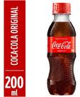 Kit c/ 4 Refrigerante Coca-Cola Pet 200ml