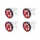 Kit C/4 - Roda Para Carrinho De Feira Kit C/4 - Roda Para Carrinho De Feira