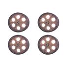 Kit C/4 - Roda Para Carrinho Feira Pc