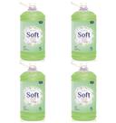 Kit c/4 Sabonetes Líquido Ação Hidratante Erva-Doce - Soft