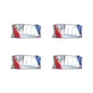 Kit C/4 - Sistema Perlex Branca (2 Simples) 3082Br