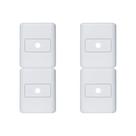 Kit C/4 - Sistema Perlex Branca (Placa 2X2 1Furo) 30Pl6Br Kit C/4 - Sistema Perlex Branca (Placa 2X2 1Furo) 30Pl6Br