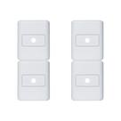 Kit C/4 - Sistema Perlex Branca (Placa 2X2 1Furo) 30Pl6Br Kit C/4 - Sistema Perlex Branca (Placa 2X2 1Furo) 30Pl6Br