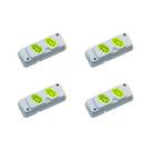 Kit C/4 - Tomada Barra Fiolux Dupla 20A 2 Polos+Terra C...