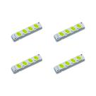 Kit C/4 - Tomada Barra Fiolux Quadrupla 2Polos+T20A Cinza