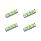 Kit C/4 - Tomada Barra Fiolux Tripla 2P+T20A Cinza