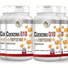 KIT C/4 Un Coenzima Q10 Ubiquinona + L Triptofano 120 Cápsulas - Fits Life