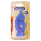 Kit c/ 4 Vela Supernumeros Bompack N6 Azul Un - Embrast