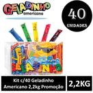 Kit c/40 Geladinho Americano 2,2kg