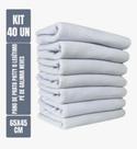 Kit c/ 40 - Pano De Prato Liso Branco - Pintar - Neves Patty - Cozinha - Pintar e Bordar - 65x45cm Kit c/ 40 - Pano De Prato Liso Branco - Pintar - Neves Patty - Cozinha - Pintar e Bordar - 65x45cm