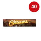 Kit C/40 Unidades Biscoito Chocolícia Recheado Chocolate