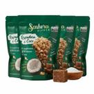 Kit c/ 4un Pipoca Gourmet SENHORA Sabor Rapadura e Coco 100g