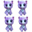 Kit C/4x Brinquedo de Pelúcia Gato Roxo - Ty Rara