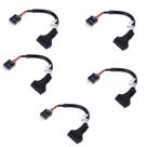 Kit c/ 5 Adaptador conversor USB 3.0 Fêmea p/ USB 2.0 Macho p/ placa mãe gabinete