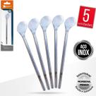 Kit c/ 5 Bisturi 222 Calosidade Podologia Unha manicure pedicure Remoção Calos Pés Aço Inox Premium