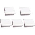 Kit C/5 - Caixa Passagem Pvc 22X18 Perlex Embutir Kit C/5 - Caixa Passagem Pvc 22X18 Perlex Embutir