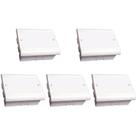 Kit C/5 - Caixa Passagem Pvc 22X18 Perlex Embutir Kit C/5 - Caixa Passagem Pvc 22X18 Perlex Embutir