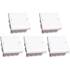 Kit C/5 - Caixa Passagem Pvc Perlex Embutir 15X15X08 3904 Kit C/5 - Caixa Passagem Pvc Perlex Embutir 15X15X08 3904
