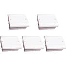 Kit C/5 - Caixa Passagem Pvc Perlex Embutir 18X22X08 3908 Kit C/5 - Caixa Passagem Pvc Perlex Embutir 18X22X08 3908