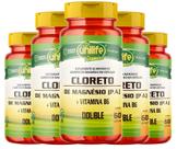 Kit C/5 Cloreto De Magnésio Pa + Vit B6 800mg 60Caps Unilife