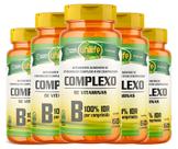 KIT C/5 Complexo B - B1 B2 B3 B5 B6 B12 - 60 Comp Unilife