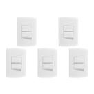 Kit C/5 - Conjunto Peesa Alfa 1505B 2 interruptores Paral...