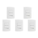 Kit C/5 - Conjunto Peesa Alfa 1505B 2 interruptores Paral...