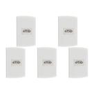 Kit C/5 - Conjunto Peesa Alfa 1541 1Tomada 10A Branco Kit C/5 - Conjunto Peesa Alfa 1541 1Tomada 10A Branco