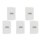 Kit C/5 - Conjunto Peesa Alfa 1545 1Tomada 20A Branco Kit C/5 - Conjunto Peesa Alfa 1545 1Tomada 20A Branco