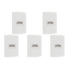 Kit C/5 - Conjunto Peesa Alfa 1545 1Tomada 20A Branco Kit C/5 - Conjunto Peesa Alfa 1545 1Tomada 20A Branco