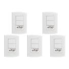 Kit C/5 - Conjunto Peesa Alfa 1548A 2 interruptores Sim.T...